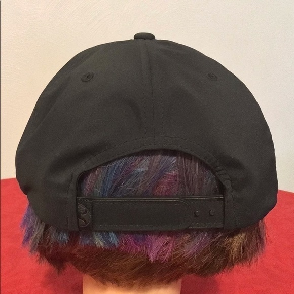 get Your Hooey BullFighters Only Sewn Flat Brim Snapback Black Cap Trucker Hat - Picture 5 of 7